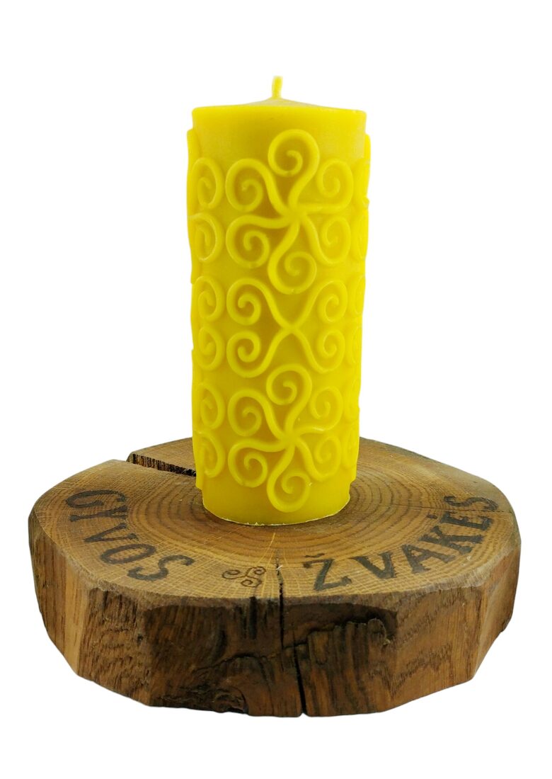 Žvakė Šviesos sūkurys 12cm x 5cm