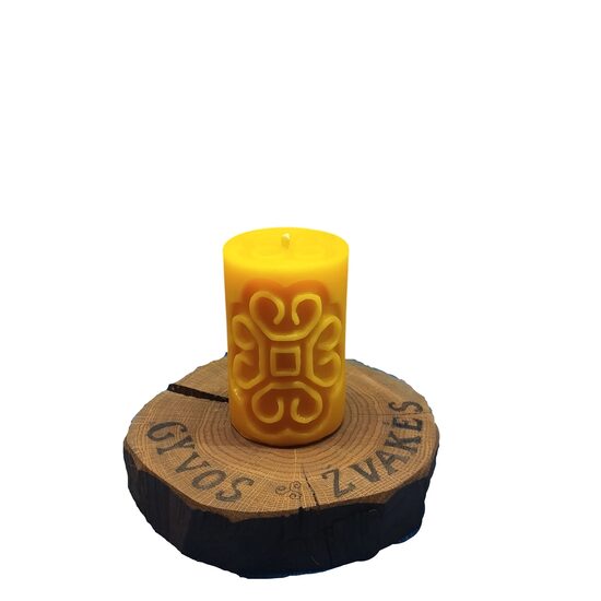 Žvakė Senovės Baltų simboliai "Mėnulio kryžius" 9,5cm x 6cm