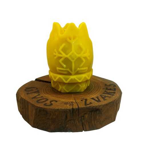 Žvakė Senovės Baltų simboliai-Pasaulio medis 9,5cm x 6,5cm