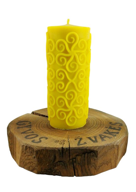 Žvakė Šviesos sūkurys 12cm x 5cm