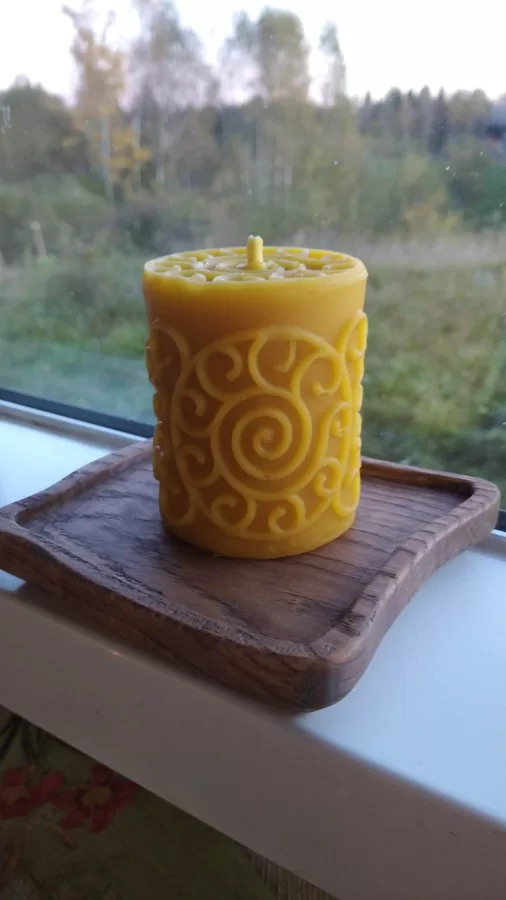 Candle Circle of the sun 7,5cm x 6,5cm